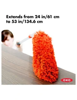 OXO Microfiber Extendable Duster in Red