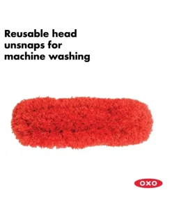 OXO Microfiber Extendable Duster in Red