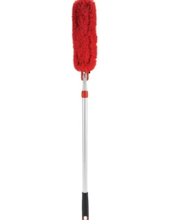 OXO Microfiber Extendable Duster in Red