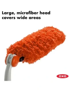 OXO Microfiber Extendable Duster in Red