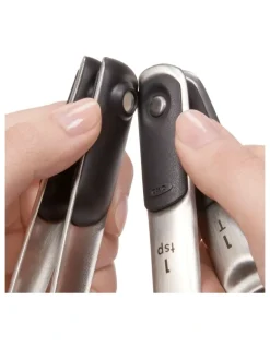 OXO 4 Piece Measuring Spoon Set in Silver