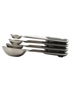 OXO 4 Piece Measuring Spoon Set in Silver