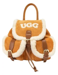 Ozwear Ugg Excursion Shearling Backpack in Chestnut