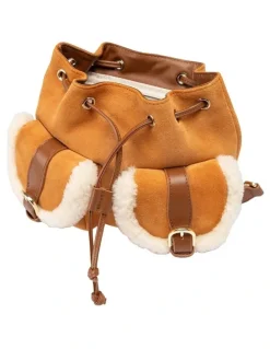 Ozwear Ugg Excursion Shearling Backpack in Chestnut