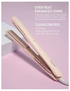 Panasonic Ionic Hair Straightener EH-HV31-P541 in Pink