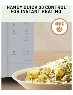 Panasonic 20L Compact Microwave NN-ST23QMQPQ in Silver