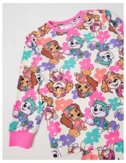 Paw Patrol Cosy Knit Pyjama with Socks in Multicolour