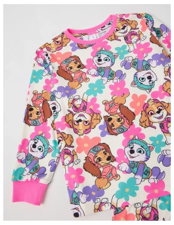 Paw Patrol Cosy Knit Pyjama with Socks in Multicolour