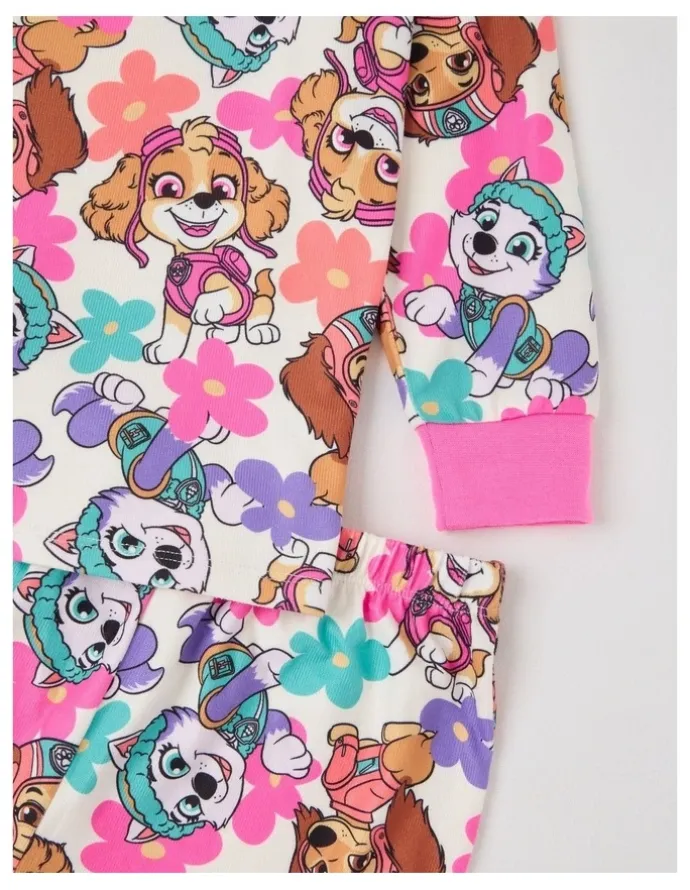 Paw Patrol Cosy Knit Pyjama with Socks in Multicolour