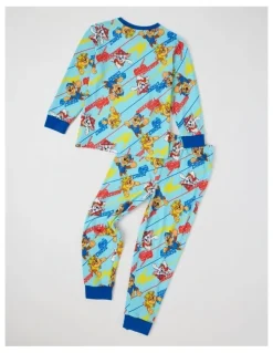 Paw Patrol Cosy Knit Pyjama with Socks in Blue