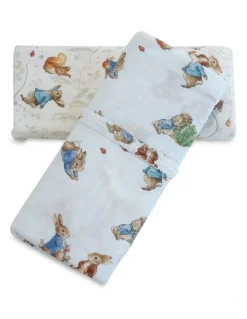 Peter Rabbit Benjamin Bunny Jersey Wraps 2 Pack in Blue