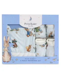 Peter Rabbit Benjamin Bunny Newborn Set 3 Pieces in Blue