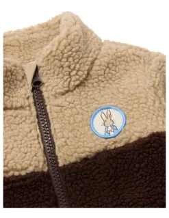 Peter Rabbit Colour Blocked Jacket in Brown