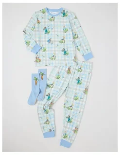 Peter Rabbit Cosy Knit Pyjama With Socks in Multicolour