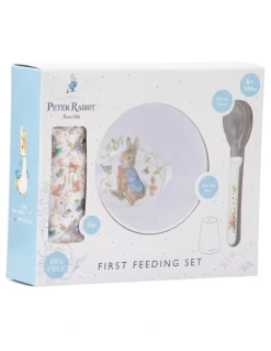 Peter Rabbit First Feeding 3 Piece Set in Cream