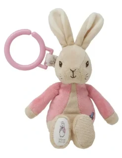 Peter Rabbit Jiggle Attachable Retractable Baby Soft Toy