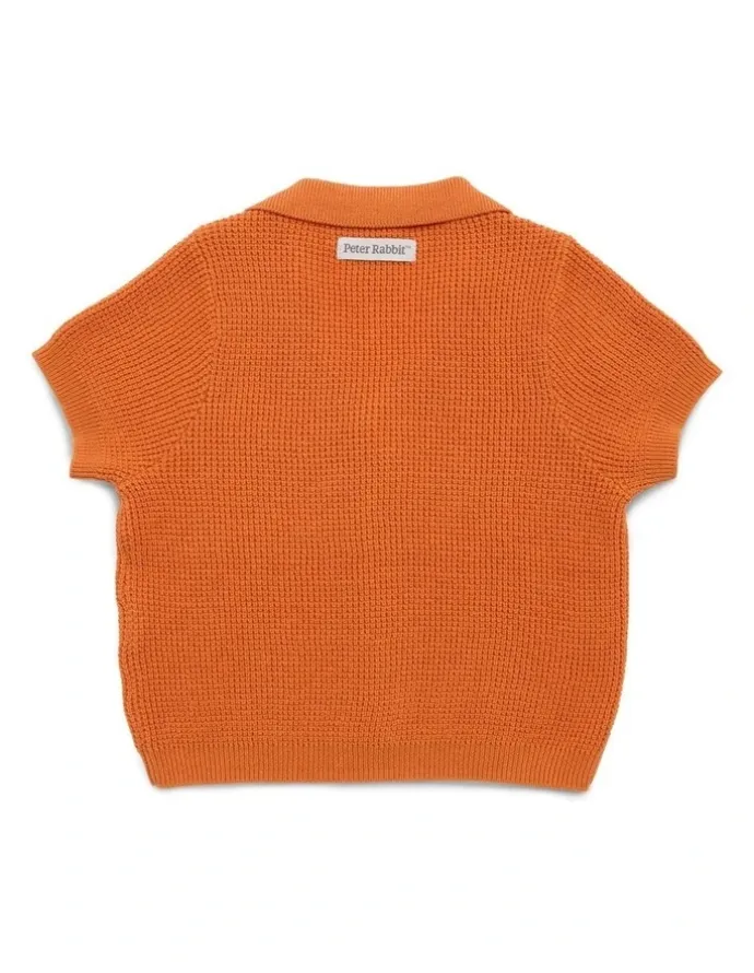 Peter Rabbit Knitted Shirt in Orange