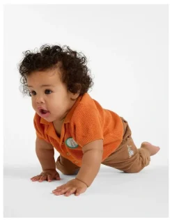 Peter Rabbit Knitted Shirt in Orange