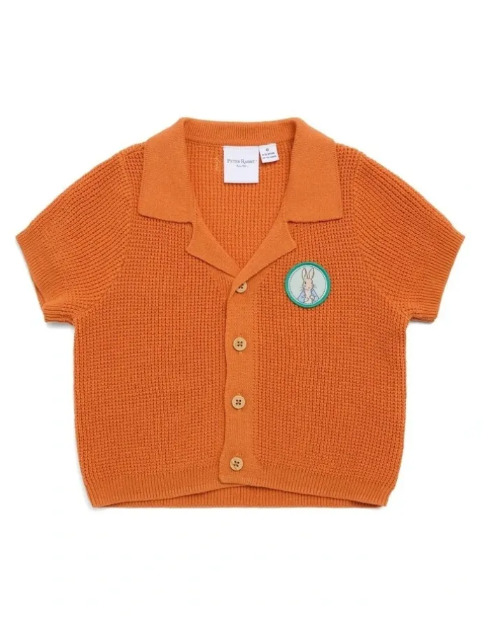 Peter Rabbit Knitted Shirt in Orange