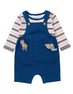 Peter Rabbit Overalls Set in Blue