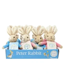 Peter Rabbit Peter Rabbit And Flopsy Bunny Bean Rattle Plush Toy