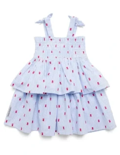 Peter Rabbit Peter Rabbit Stripe Tiered Dress