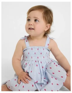 Peter Rabbit Peter Rabbit Stripe Tiered Dress