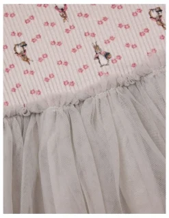 Peter Rabbit Ribbed Tutu Dress in Multi