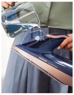 Philips Perfectcare 8000 Series Steam Iron in Navy/Copper