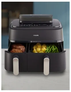 Philips 5000 Series Dual Basket Airfryer XXL Steam 9L NA551/00