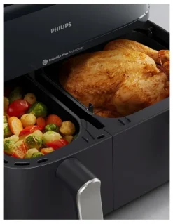 Philips 5000 Series Dual Basket Airfryer XXL Steam 9L NA551/00