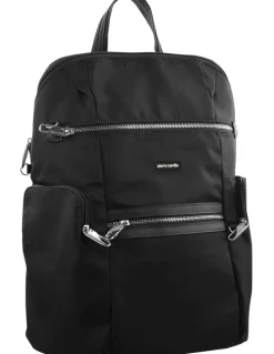 PIERRE CARDIN Anti-Theft Backpack Bag in Black