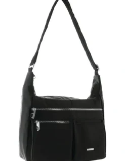 PIERRE CARDIN Anti-Theft Cross Body Bag in Black