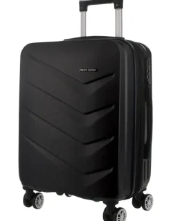 PIERRE CARDIN Avion 54cm Cabin Hard Shell Case in Black