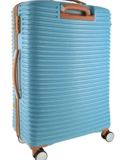 PIERRE CARDIN Classique Medium 70cm Hard Shell Suitcase in Blue
