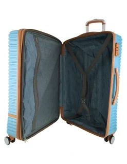 PIERRE CARDIN Classique Medium 70cm Hard Shell Suitcase in Blue