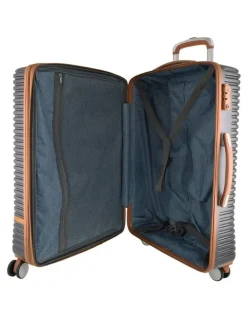 PIERRE CARDIN Classique Medium 70cm Hard Shell Suitcase in Charcoal
