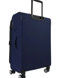PIERRE CARDIN Horizon Soft Water-Repellent Medium Suitcase Spinner in Navy