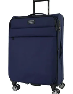 PIERRE CARDIN Horizon Soft Water-Repellent Medium Suitcase Spinner in Navy