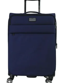 PIERRE CARDIN Horizon Soft Water-Repellent Medium Suitcase Spinner in Navy