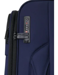 PIERRE CARDIN Horizon Soft Water-Repellent Medium Suitcase Spinner in Navy