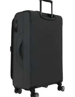PIERRE CARDIN Horizon Soft Water-Repellent MEDIUM Suitcase Spinner in Charcoal