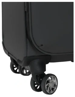 PIERRE CARDIN Horizon Soft Water-Repellent MEDIUM Suitcase Spinner in Charcoal