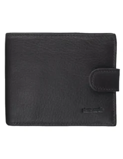 PIERRE CARDIN Italian Leather Wallet/Card Holder in Black