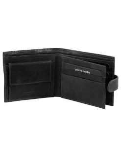 PIERRE CARDIN Italian Leather Wallet/Card Holder in Black