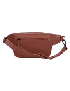 PIERRE CARDIN Leather 3-Way Sling Bag in Rose