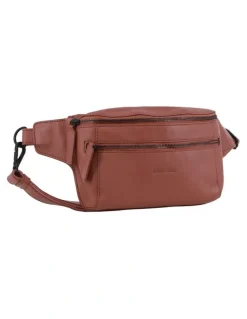 PIERRE CARDIN Leather 3-Way Sling Bag in Rose