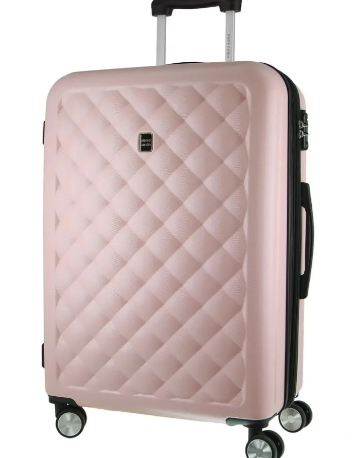 PIERRE CARDIN Metro 80cm Large Hard Shell Case in Rose
