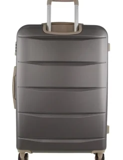 PIERRE CARDIN Musee 80cm Large Hard-Shell 2-Tone Suitcase in Graphite