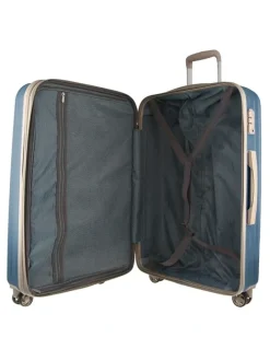 PIERRE CARDIN Musee 80cm Large Hard-Shell 2-Tone Suitcase in Blue